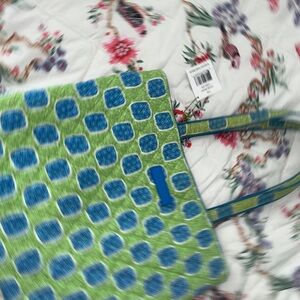 Vera Bradley Blue and Green Quilted Tote
